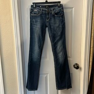 Rerock for Express Distressed Bootcut Jeans Size 2L